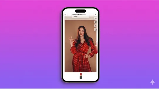 Glamovix Lipstick Try‑On screenshot