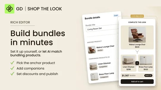 GD ‑ Shop the Look AI screenshot