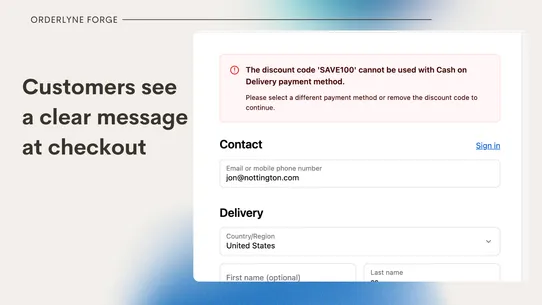 Paylock – COD Discount Control screenshot