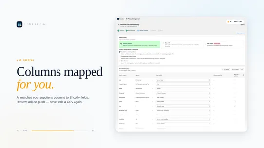 Csvio – AI Product Importer screenshot