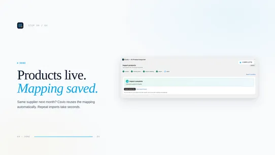Csvio – AI Product Importer screenshot