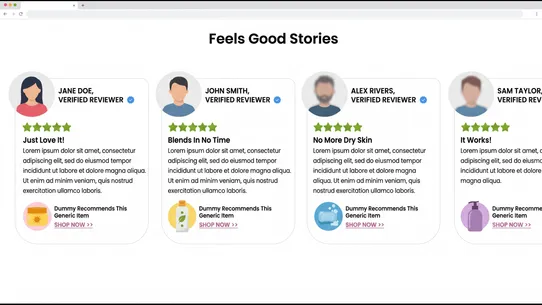 FeelsGood Story Slider screenshot