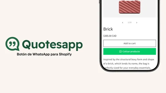 Quotesapp ‑ Botón de WhatsApp screenshot