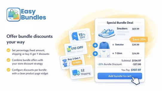 Easy Bundles: Bought Together screenshot