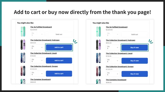 UR: Smart Post Purchase Upsell screenshot