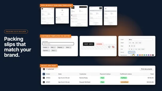 PackSlips: Print Packing Slips screenshot