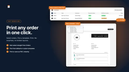 PackSlips: Print Packing Slips screenshot