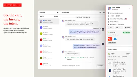 Text ‑ AI Agent &amp; Live Chat screenshot