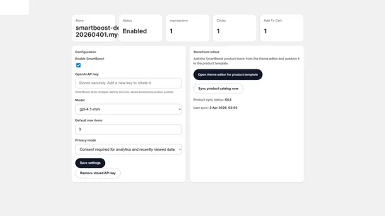 SmartBoost screenshot