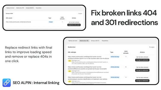 SEO Alpin : Internal Linking screenshot