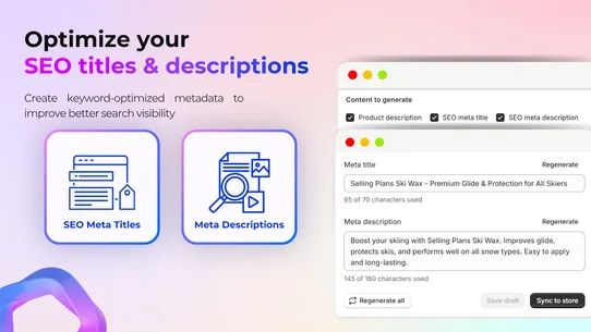 Genix AI Product Description screenshot