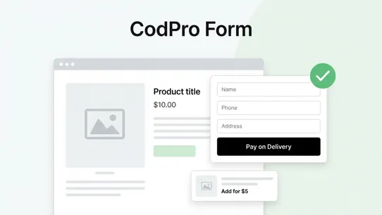 CodPro form &amp; order edits screenshot