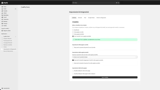 CodPro form &amp; order edits screenshot