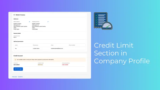 Folio: B2B Credit &amp; Ledger screenshot