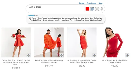 shopperGPT screenshot