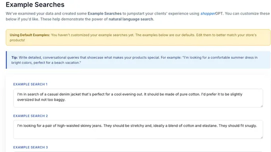 shopperGPT screenshot