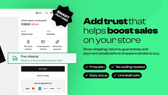 Snapp Trust Badges &amp; Icons screenshot
