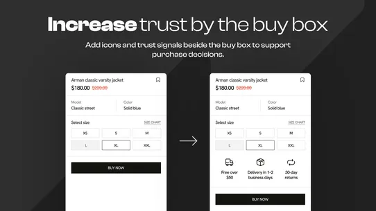 Snapp Trust Badges &amp; Icons screenshot