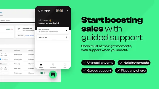 Snapp Trust Badges &amp; Icons screenshot