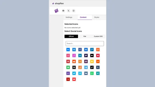 ShopFlex screenshot
