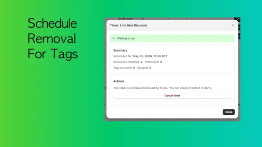 Tag Timer: Auto Tag Remover screenshot