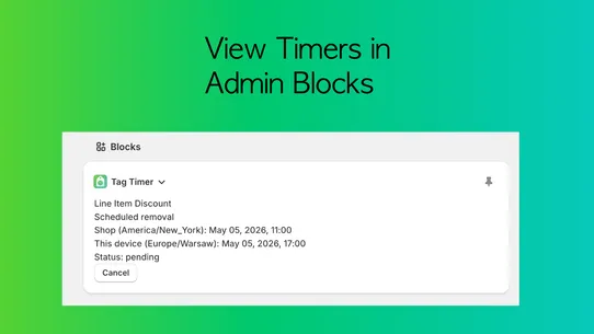 Tag Timer: Auto Tag Remover screenshot
