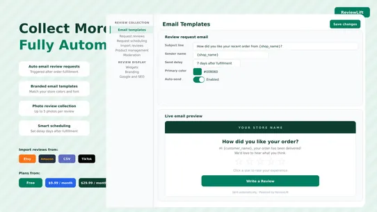 ReviewLift screenshot
