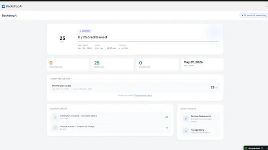 BackdropAI screenshot