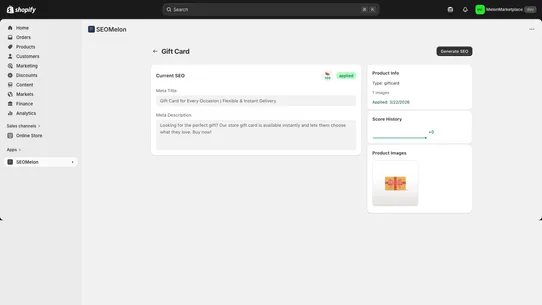 SEOMelon ‑ AI SEO screenshot