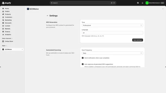 SEOMelon ‑ AI SEO screenshot