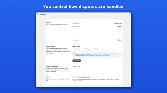Paidback screenshot