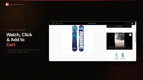 Hyper ‑ Shoppable Videos screenshot