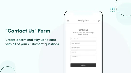 Hulk Contact Us Form screenshot