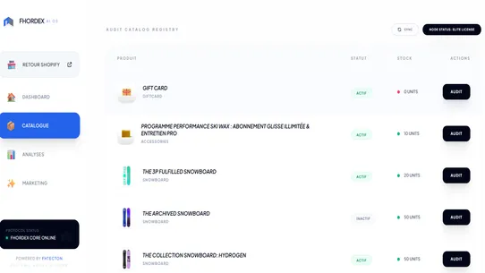 FHORDEX IA ‑ Conversion Engine screenshot