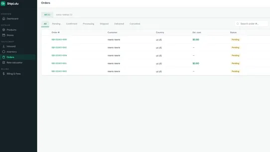 ShipLulu ‑ China 3PL screenshot