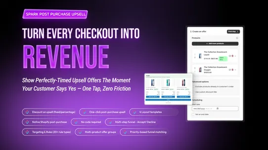 Spark Post Purchase Upsell screenshot