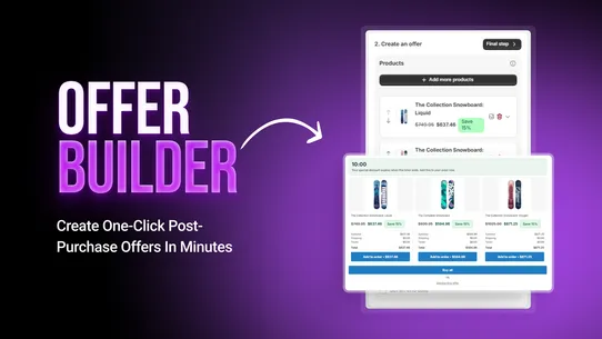 Spark Post Purchase Upsell screenshot