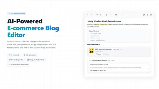 Max AI: Blog Canvas screenshot