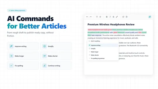 Max AI: Blog Canvas screenshot