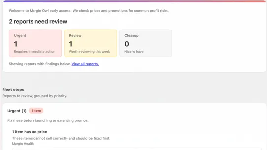 Margin Owl screenshot
