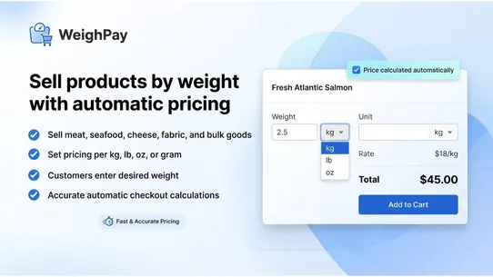 WeighPay screenshot