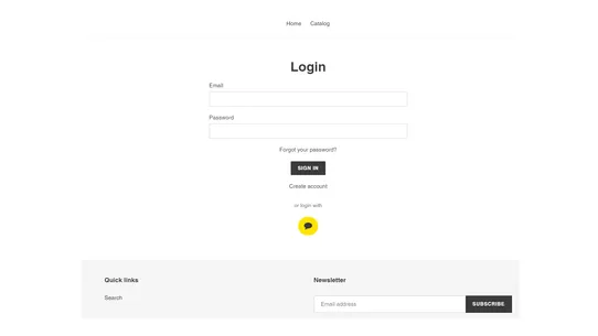 Punch Kakao Social Login screenshot