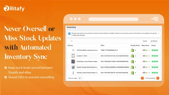 Ritafy eBay Integration screenshot