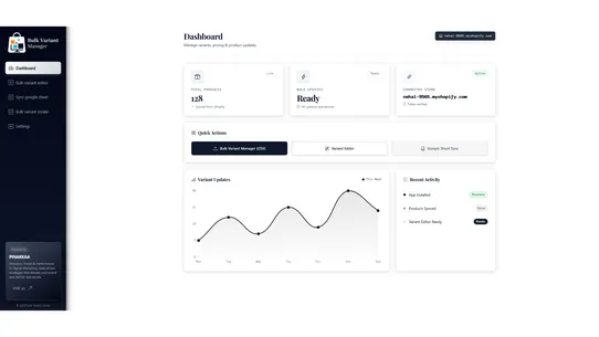 Bulk Variant editor ‑ Pinakkaa screenshot