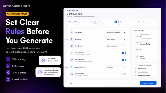 Upvaro CatalogPilot AI screenshot