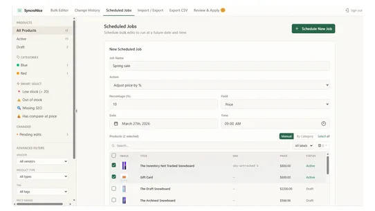 SyncroNice screenshot