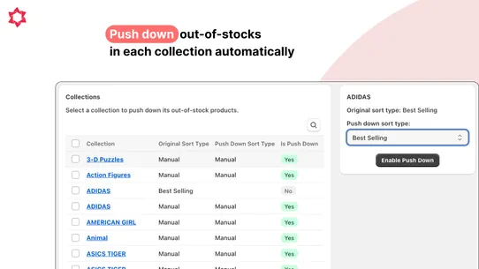 Redsun: Out of Stock Manager screenshot