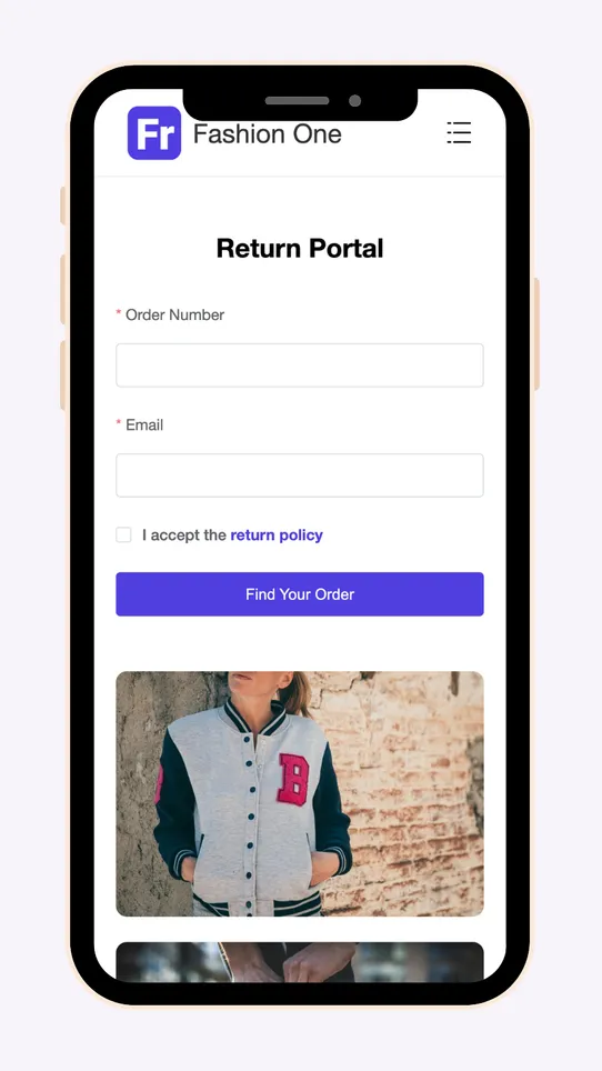 FlexReturn Return Center screenshot