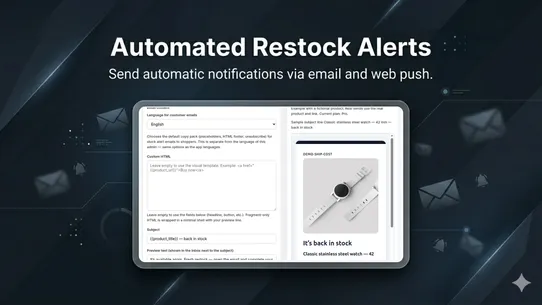 Predicmart: Back in Stock screenshot