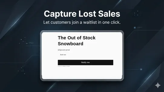 Predicmart: Back in Stock screenshot
